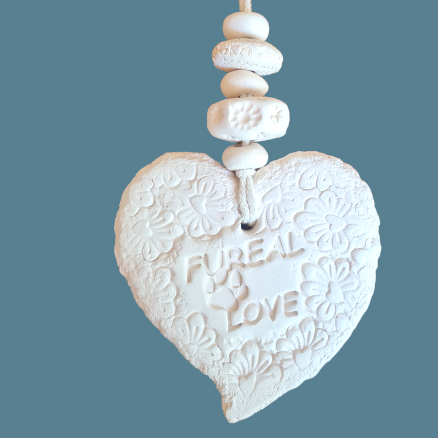 Mojo's Fragranced Ceramic Hearts - Large - "Fureal Love"