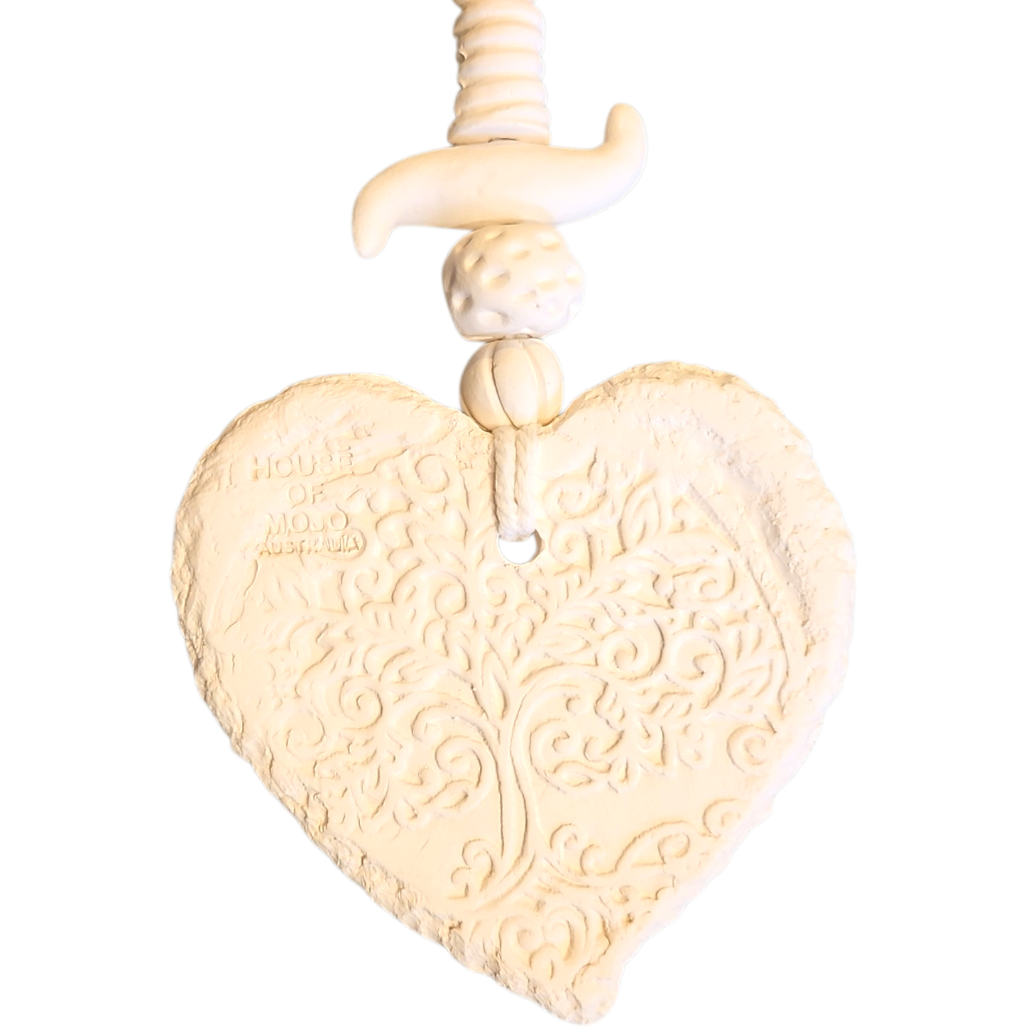 Mojo's Scented Ceramic Hearts - Large - Believe!