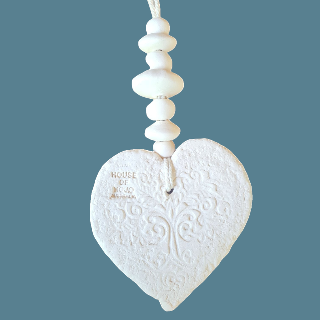 Mojo's Fragranced Ceramic Hearts - Large - Songbird