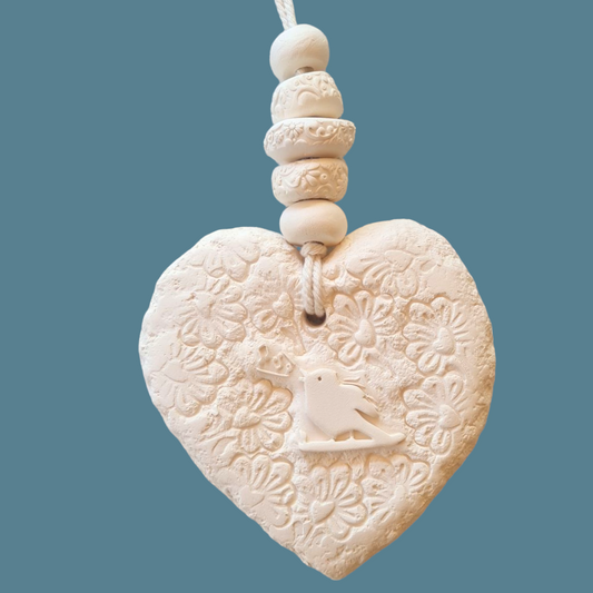 Mojo's Fragranced Ceramic Hearts - Large - Songbird