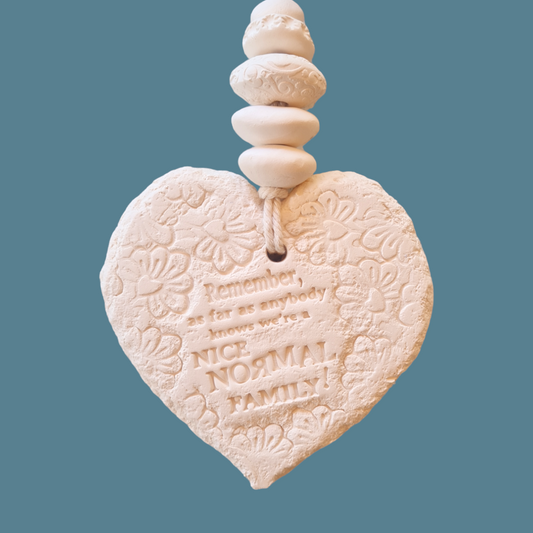 Mojo's Fragranced Ceramic Hearts - Large - Nice, Normal Family!