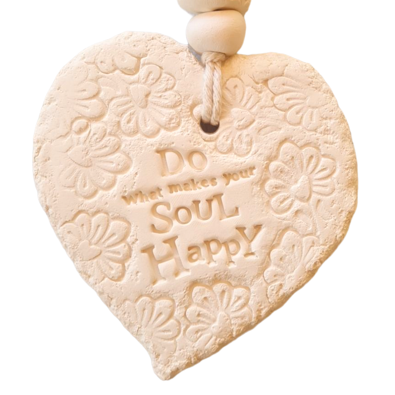 Mojo's Scented Ceramic Hearts - Large - Do What Makes Your Soul Happy.