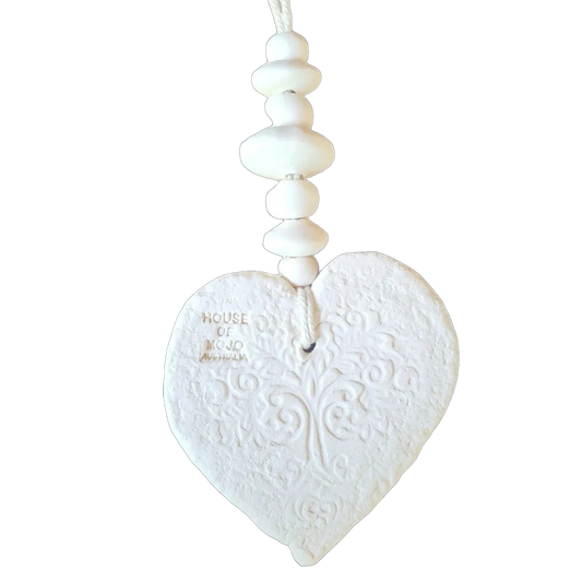 Mojo's Fragranced Ceramic Hearts - Large - Do What Makes Your Soul Happy.