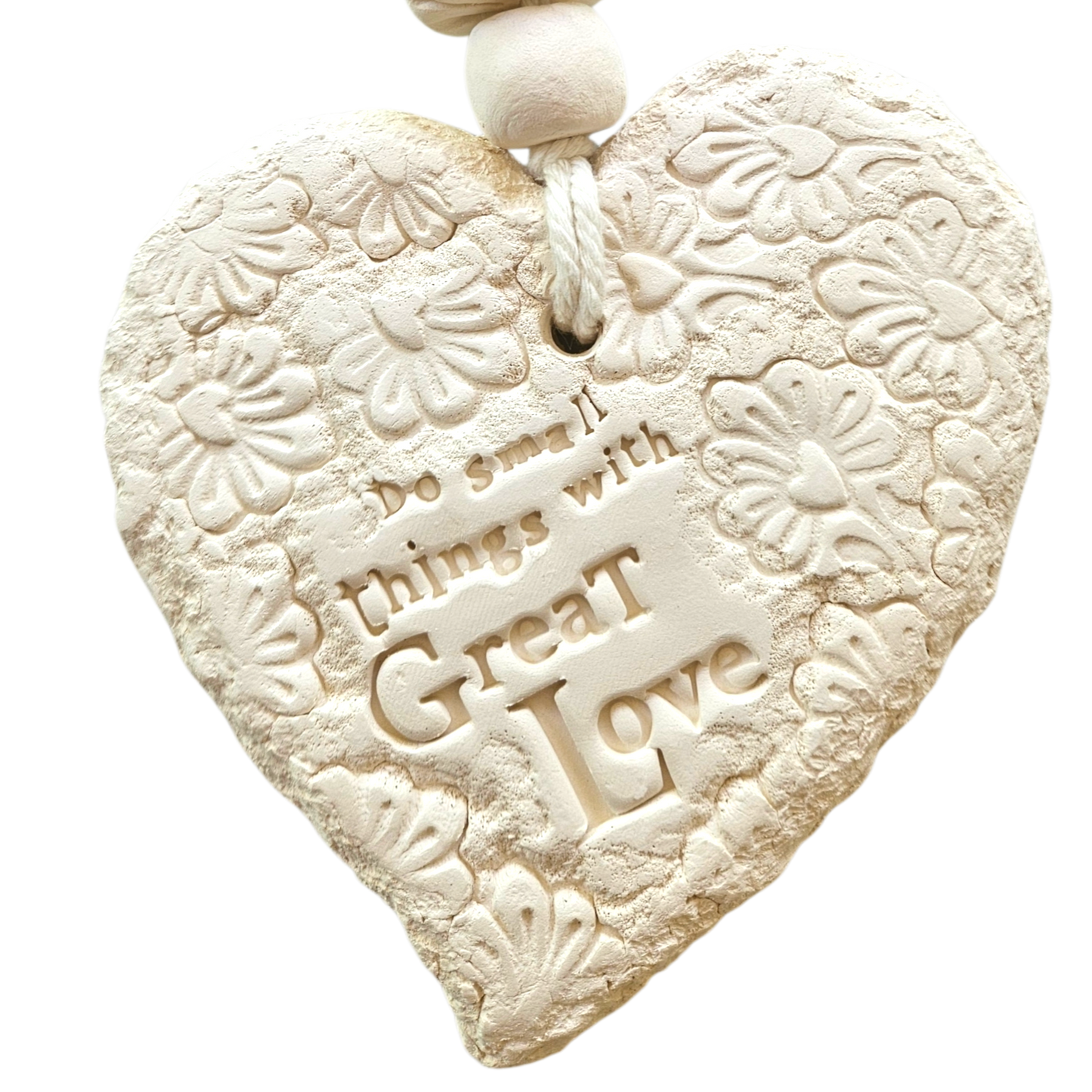 Mojo's Scented Ceramic Hearts - Large - Do Small Things with Great Love