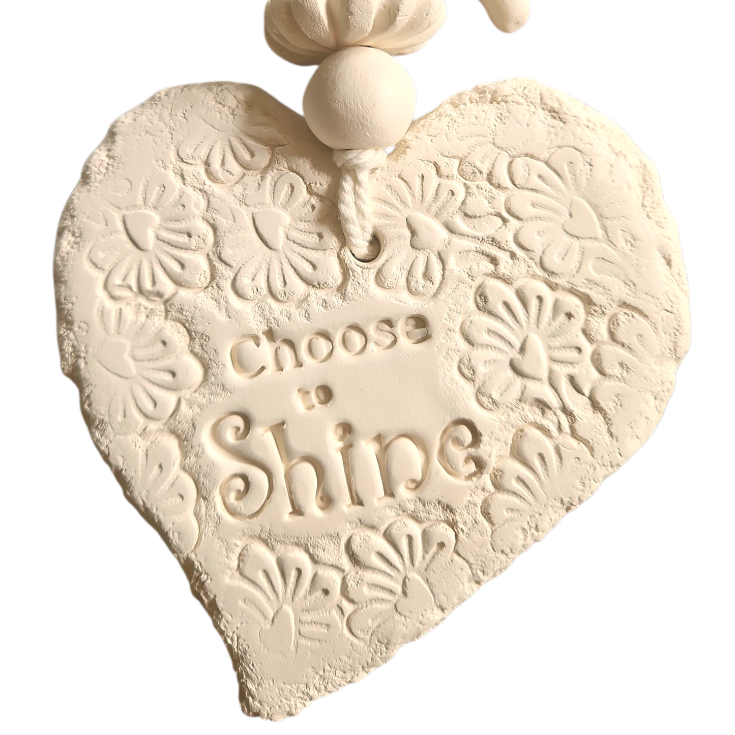 Mojo's Scented Ceramic Hearts - Large - Choose to Shine!